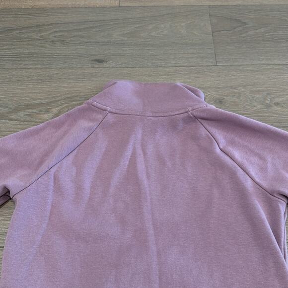 ATHLETA Mauve Pink Cozy Karma ASYM Pullover Fleece Cowl Neck Jacket Size XS‎ - Picture 6 of 12